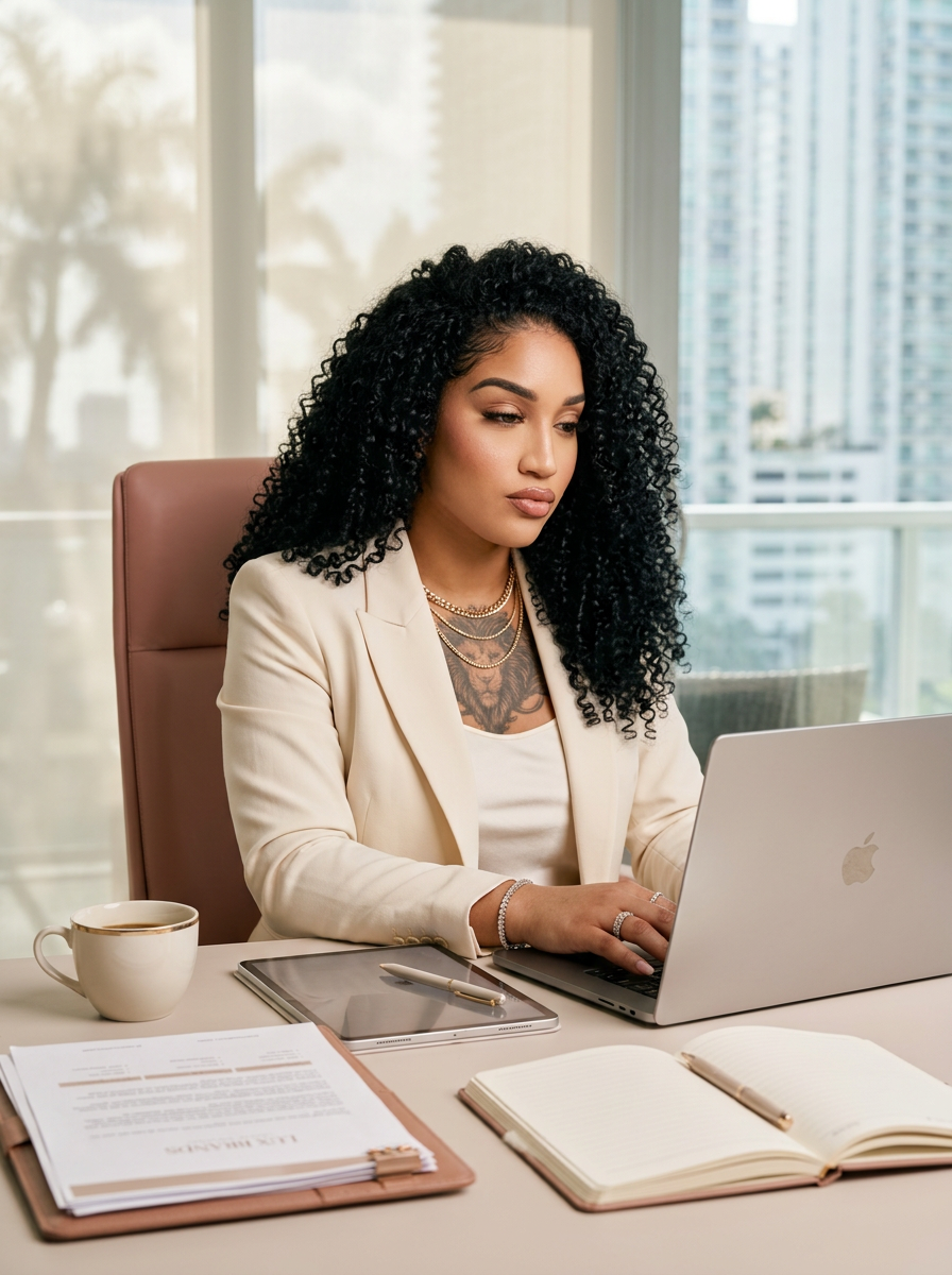 Founder of The Plug Collective at work